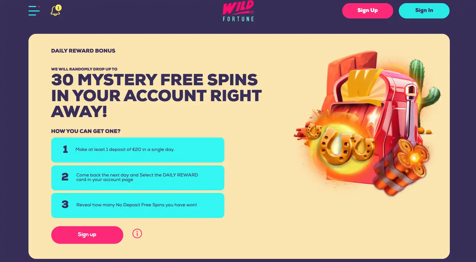 wildfortune-daily-rewards-bonus