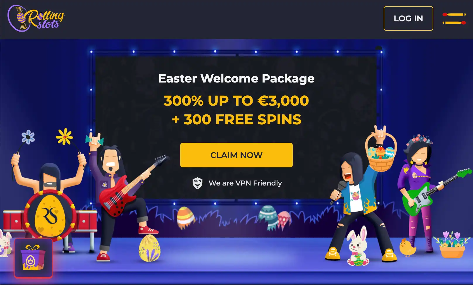 rollingslots-welcome-package