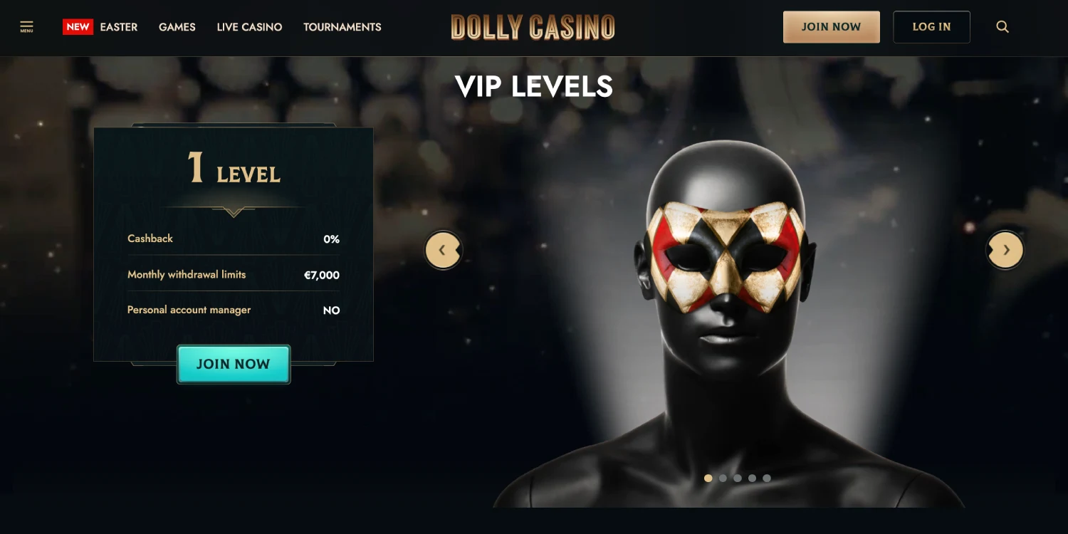 dolly-casino-vip-levels