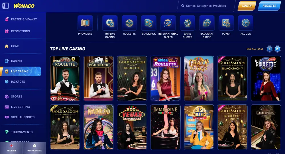 wonaco-live-games