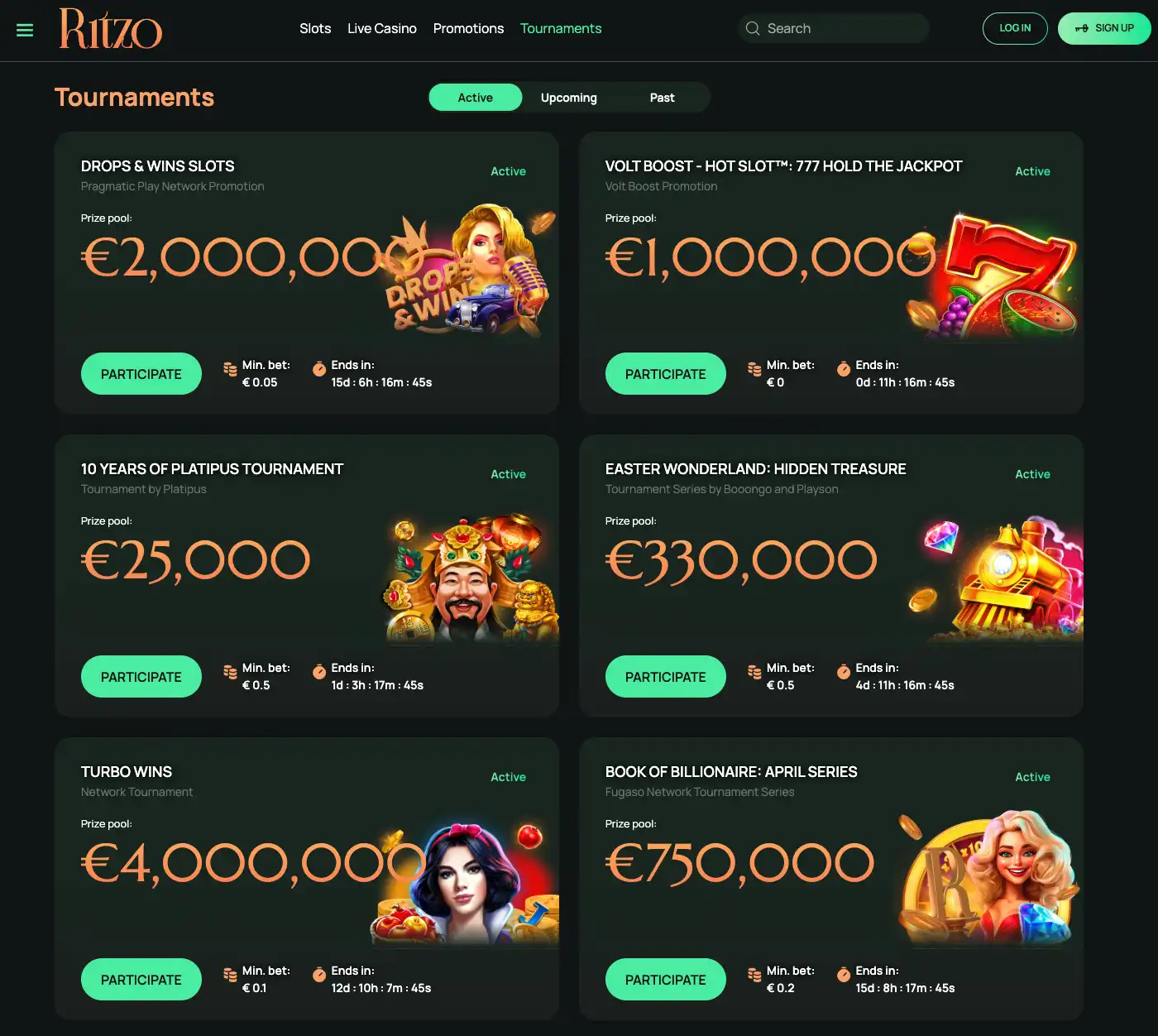 ritzo-tournaments