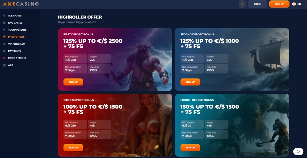 axe-casino-highroller-offers