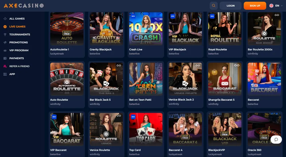 axe-casino-live-games