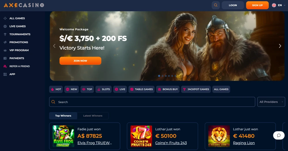 axe-casino-lobby