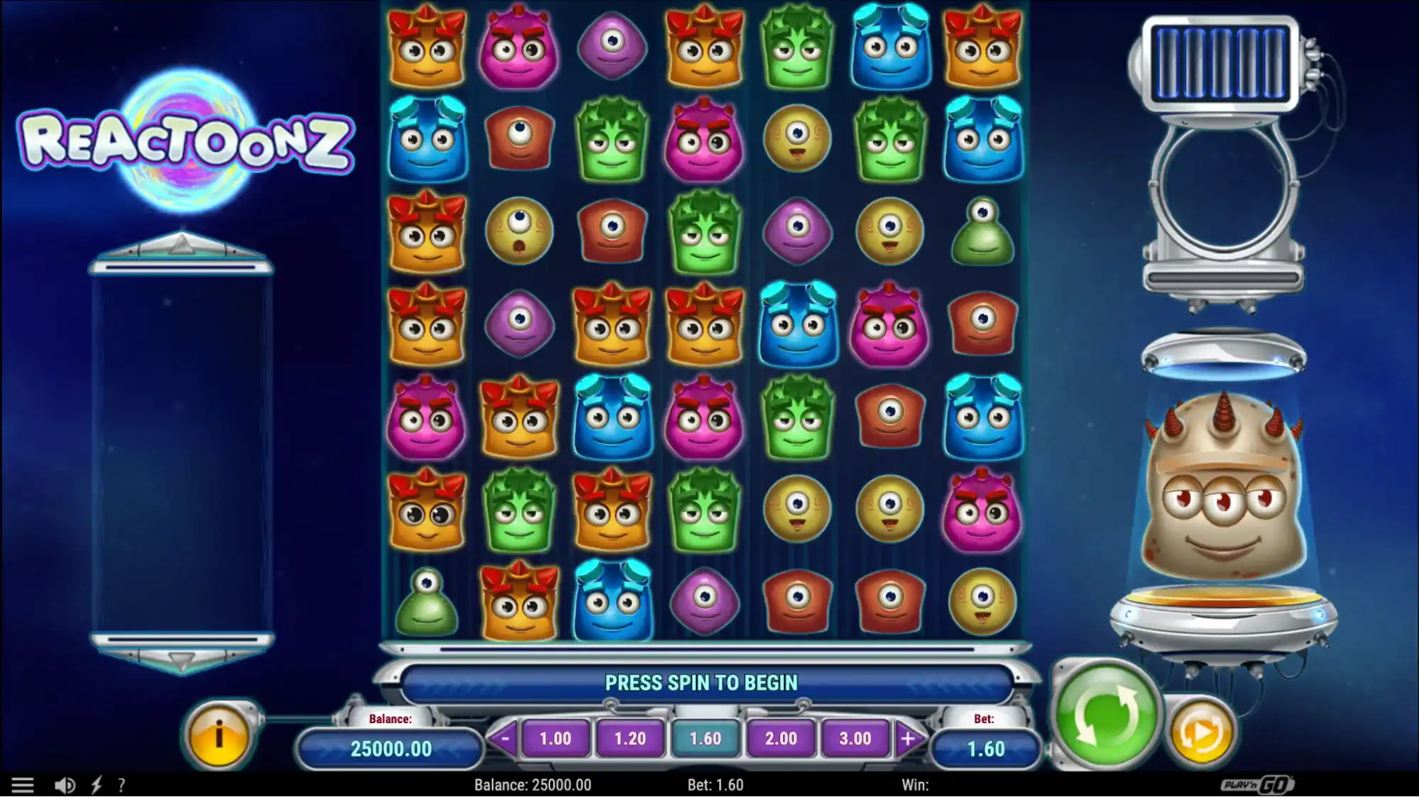 reactoonz slot