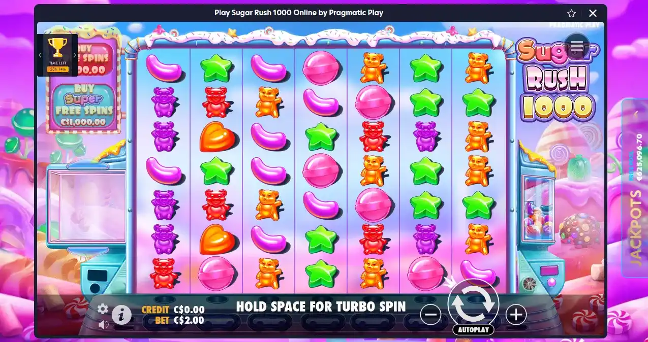 sugar rush 1000 slot