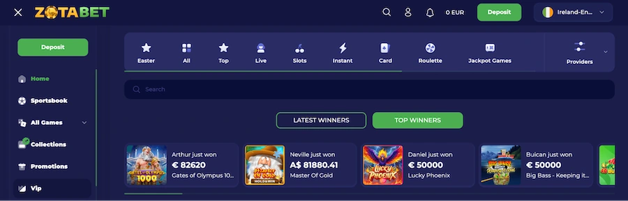zotabet casino ireland