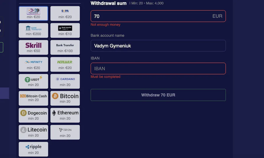 zotabet casino payouts