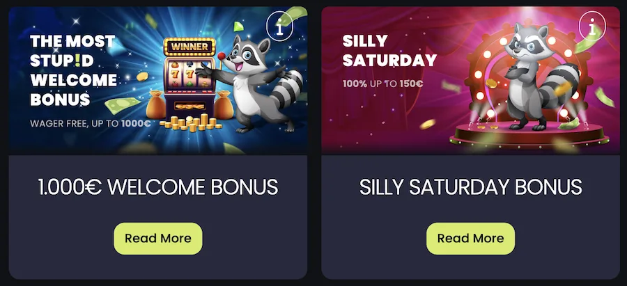 stupid casino bonus